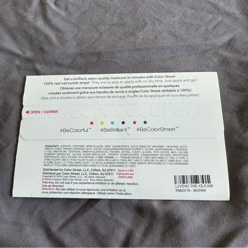 Color Street new package